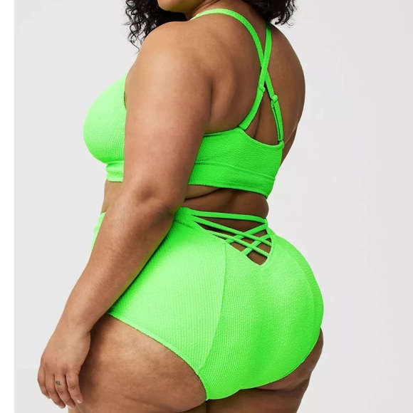 Torrid Textured Strappy Bathing Suit Size 3 - Picture 6 of 6